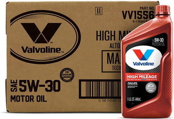 Valvoline (VV155-6PK) MaxLife SAE 5W-30 High Mileage Motor Oil - 1 Quart Bottle, (Case of 6)