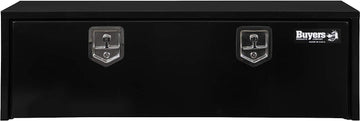 Buyers Products 1703328 Black Steel Underbody Truck Box with T-Handle Latch, 15 x 13 x 48 Inch