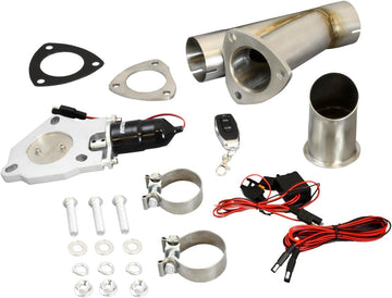 Patriot Exhaust PEC250K-1 Patriot 2.5" Electric Cutout Single System w/Remote