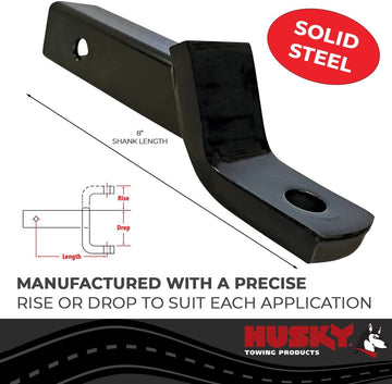 Husky 31357 8 X 3/4 X 2 Class III Ball Mount 8 X 3/4 X 2 - Inches