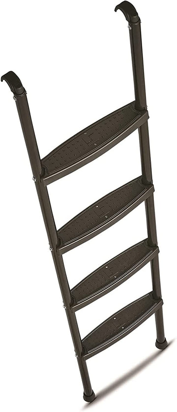 Stromberg Carlson Interior Bunk Ladder, KD, RV Bunk Ladder, Bunk Bed Ladder with Injection Molded Treads, Hooks and Mounting Hardware Included, can be Used as Dorm Loft Ladder - Black 60" LA-2021460B