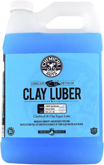 Chemical Guys WAC_CLY_100 Clayblock and Clay Synthetic Lubricant and Detailer, 128 oz (1 Gallon)