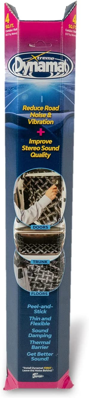 Dynamat 10425 18" x 32" x 0.067" Thick Self-Adhesive Sound Deadener with Xtreme Wedge Pack
