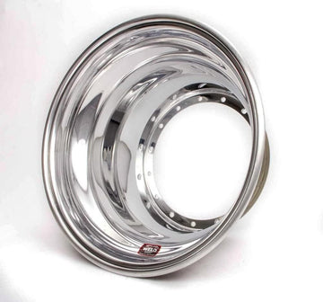 Wheel Shell, Outer, 15 x 6.25 in, Aluminum, Polished, Each