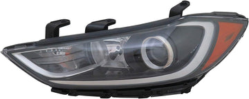 TYC Left Headlight Assembly Compatible with 2017-2018 Hyundai Elantra