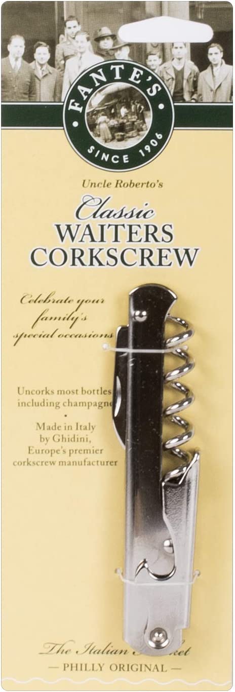 Ghidini Waiter's Corkscrew Silver