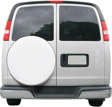 Classic Accessories 75120 OverDrive Custom Fit Spare Tire Cover, White, 25.5" - 26.5" 25.5-Inch - 26.5-Inch Wheel Diameter