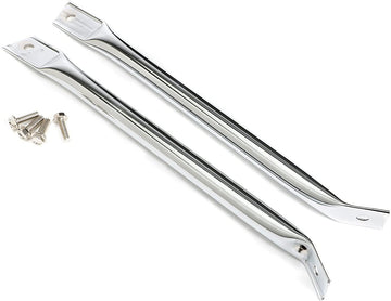 Trans-Dapt 9176 Chrome Radiator Support Bars - Set of 2