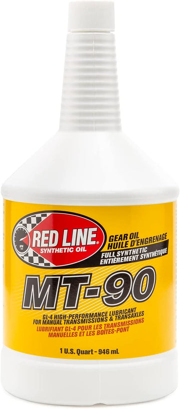 Red Line (50304) MT-90 75W-90 GL-4 Manual Transmission and Transaxle Lubricant - 1 Quart 1 Quart (32 Ounces)