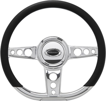 Steering Wheel 14in D- Shape Trans Am Polished