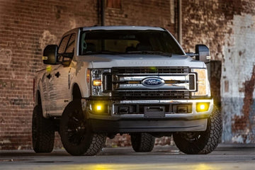 RIGID INDUSTRIES D-Series SAE Amber Fog Light (Pair): Street Legal Fog Light For Auto