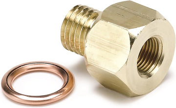 Auto Meter 2277 1/8" NPT to M12 x 1.5 Electric Temperature or Pressure Metric Adapter