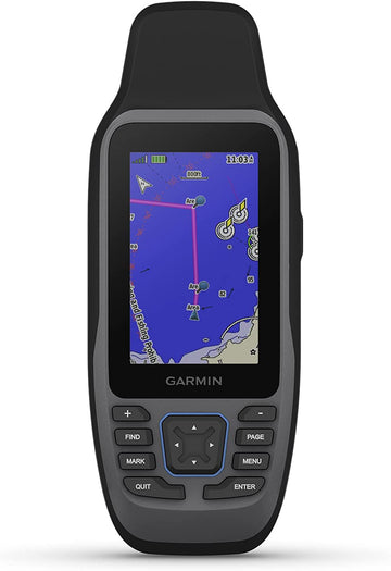 Garmin GPSMAP 79sc, Marine GPS Handheld Preloaded with BlueChart g3 Coastal Charts, Rugged Design and Floats in Water
