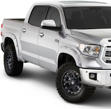 Bushwacker 30918-13 Super White Pocket Style Fender Flare for Toyota, (Set of 4)