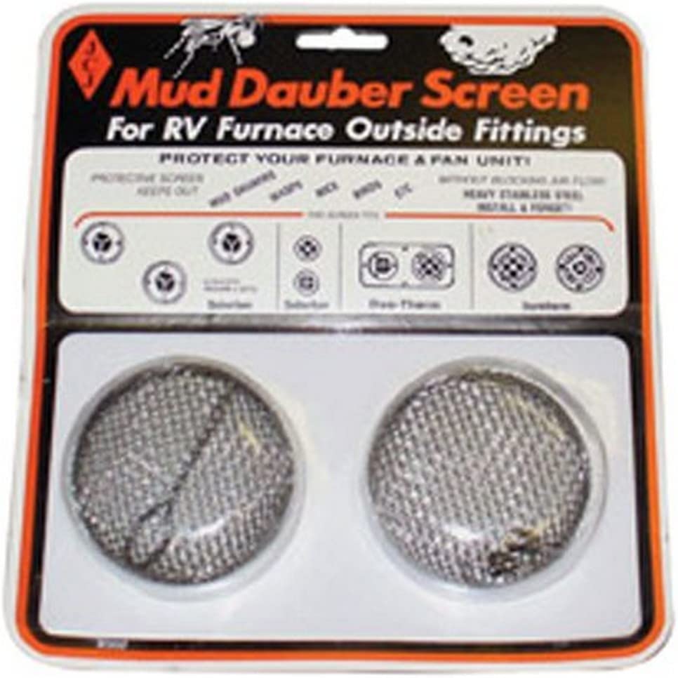 JCJ M-300 Mud Dauber Screen for RV Furnace Outside Fitting
