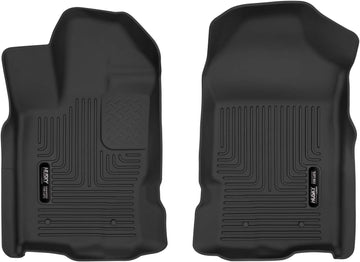 Husky Liners X-act Contour Series | Front Floor Liners - Black | 54701 | Fits 2019-2022 Ford Ranger SuperCrew/SuperCab 2 Pcs