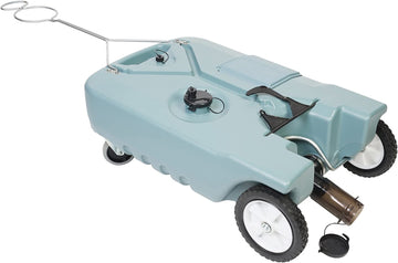 Tote-N-Store 20122 Portable Waste Transport 4 Wheeler, 18 Gallon