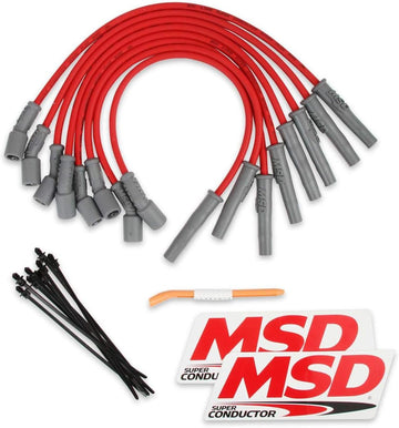 Msd Wire Set, Red, Ford Raptor 2010-14 6.2L