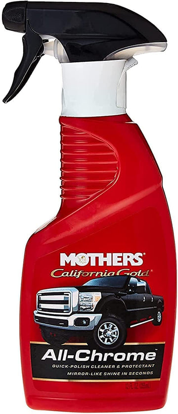 Mothers 05222 California Gold All Chrome Quick Polish - 12 fl. oz.