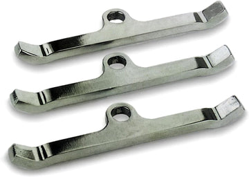 Moroso 68512 Chrome Valve Cover Hold-Down Tabs - Set of 3