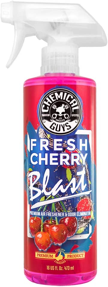 Chemical Guys AIR22816 Fresh Cherry Blast Premium Air Freshener & Odor Eliminator, 16 oz 16 oz Cherry Blast