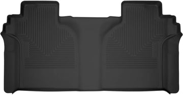 Husky Liners — X-ACT Contour Series | 2019-2023 Chevy/GMC Silverado/Sierra 1500, 2020-23 2500HD, 3500HD Crew Cab, 2nd Seat Floor Liner, Black, 1 pc. | 54201