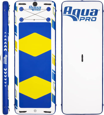 Aqua LEISURE 8' x 3' Inflatable Marine Deck/Yoga Mat