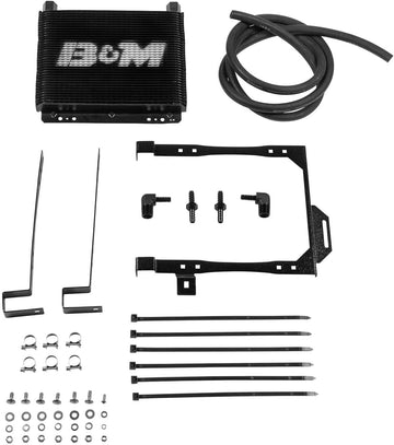 B&M Racing 07-18 Wrangler Jk Transmission Cooler, Black