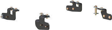 CURT Manufacturing 16427 Black 5th Wheel Hitch Installation Brackets for Select Dodge Ram 2500, 3500