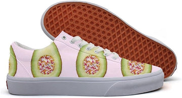 Avocados A Day Canvas Low Top Sneaker For Women 9.5