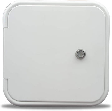Thetford|B&B Molders RV Replacement Parts and Accessories RV Camper Gas/Fuel Hatch with Slant Back Polar White PN 94312