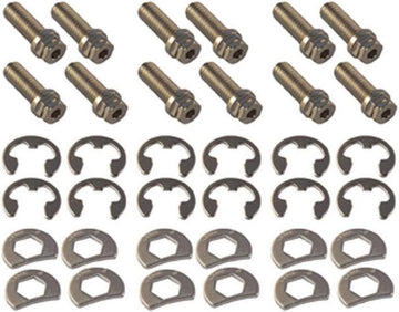 Stage 8 8911A 1" Locking Header Bolt Kit for GM Small Block