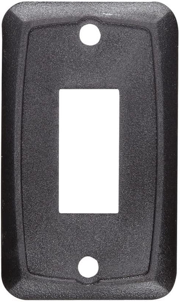 RV Designer, S835, Black Single Mounting Plate, DC Electrical (S385) Quantity 1