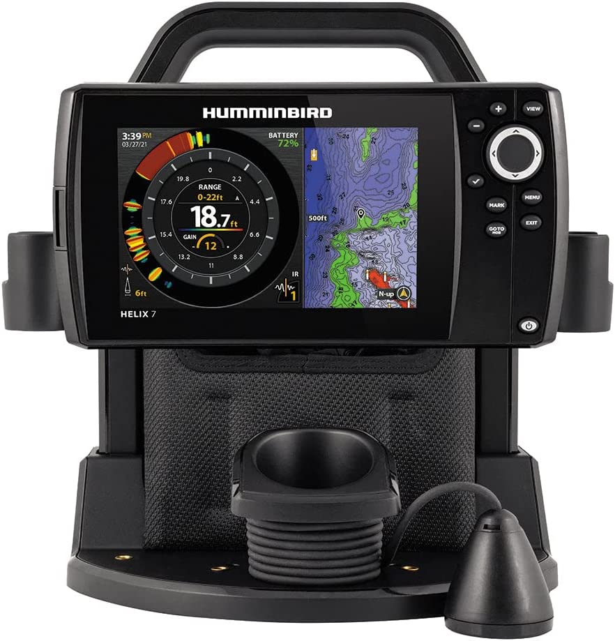 Humminbird 411760-1 ICE Helix 7 Chirp GPS G4 All Season Fish Finder