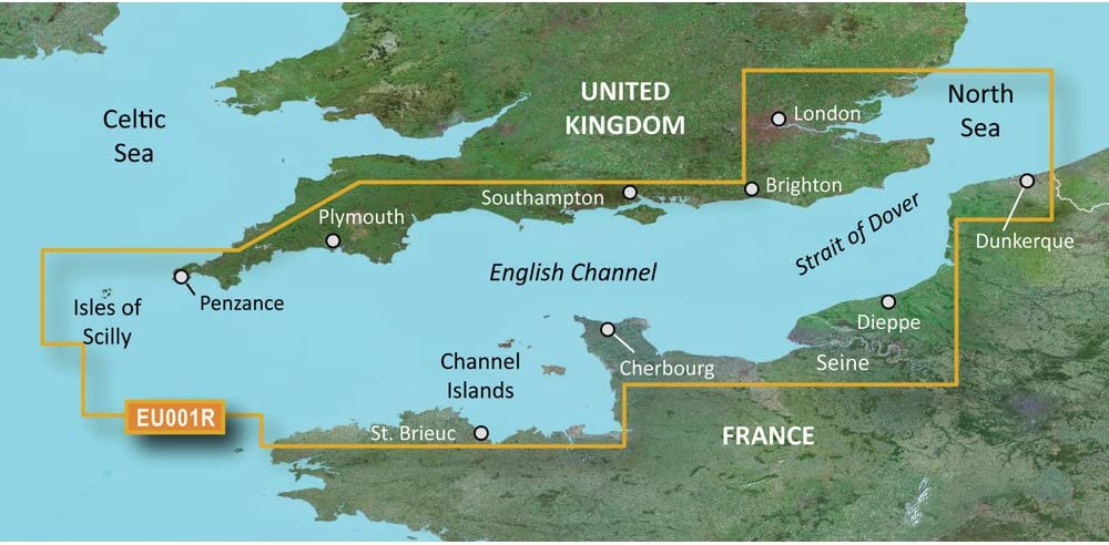 Garmin Bluechart G2 HXEU001R - Enligh Channel - Micro SD & SD