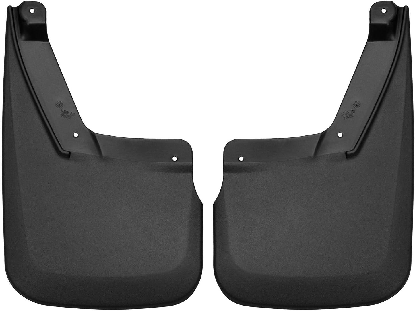 Husky Liners 58201 Black Custom Front Mud Guard Custom Front Mud Guards