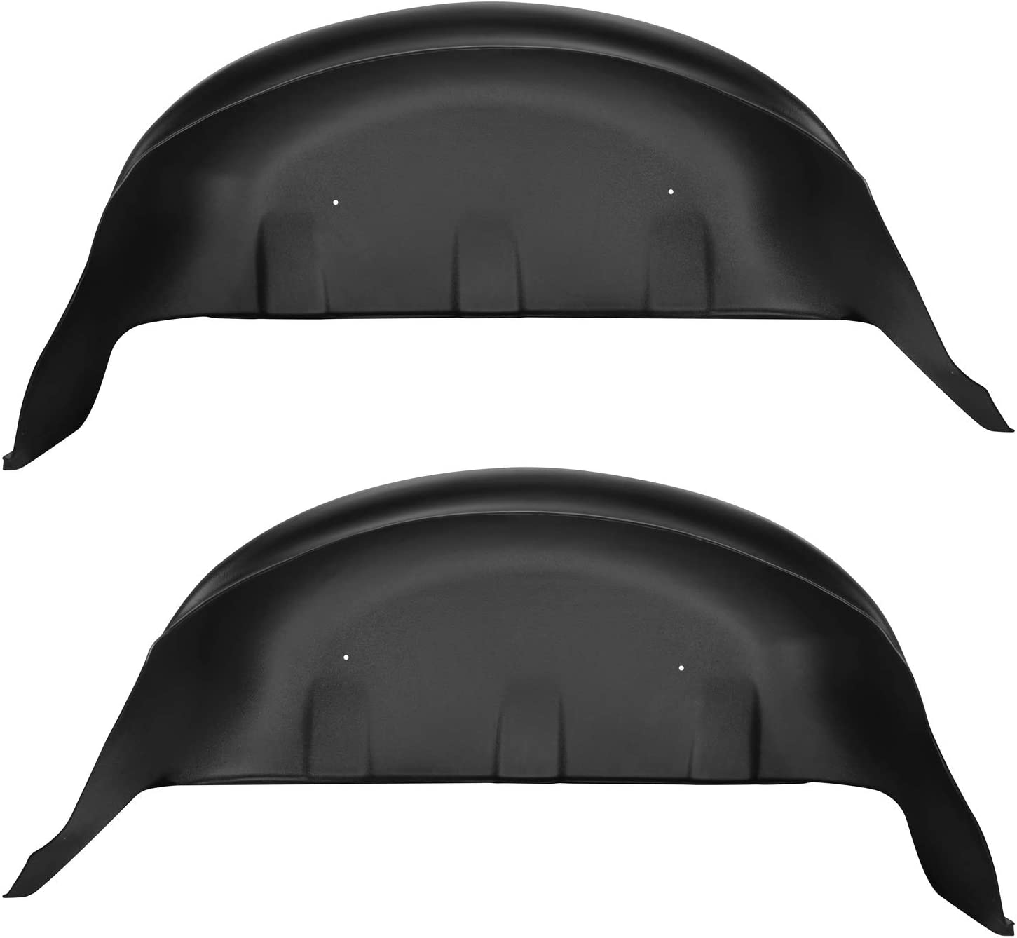 Husky Liners 79131 Rear Wheel Well Guards Fits 17-18 F250/350 , Black Fits All Rear Wheel Well Guards