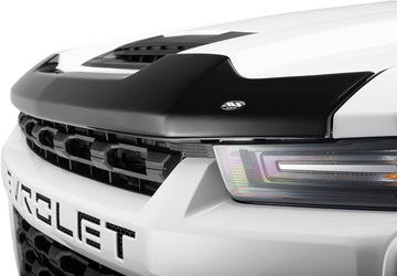 Auto Ventshade [AVS] Aeroskin Hood Protector | 2020-2023 Chevrolet Silverado 2500 HD/3500 HD, Low Profile/Flush - Matte Black | 377187