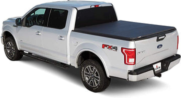 LEER Latitude | Fits 2016+ Toyota Tacoma with 5' Bed with Track | Easy Install, Soft Tri-Fold Truck Bed Tonneau Cover - Does Not Fit Trail Edition Toyota 2016+ Tacoma 5' Bed with Track Black