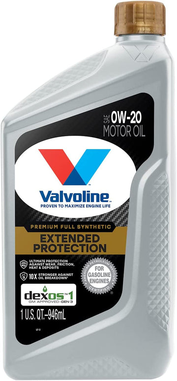 VALVOLINE 891682 VAL EXTENDED PROT FULL SYN 0W20 6/1