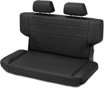 Bestop® 39435-15 TrailMax II Fold and Tumble Black Denim All-Vinyl Rear Bench Seat for 97-06 Wrangler TJ (Except Unlimited)