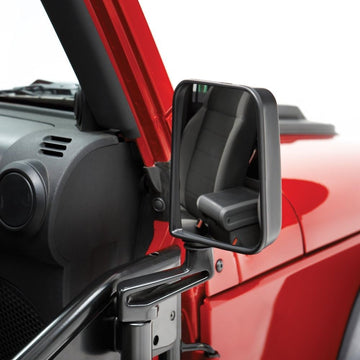 Bestop 51262-01 HighRock 4X4 Black Replacement Mirror 86-06 Wranglers