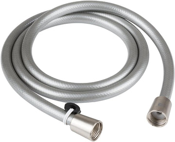 Dura Faucet (DF-SA230-SN) RV 60-inch Vinyl Shower Hose (Brushed Satin Nickel) Nickel,White