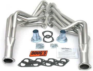 Dougs Headers D316 1-7/8-Inch 4-Tube Full Length Metallic Ceramic Coated Exhaust Header for Big Block Chevrolet 68-74