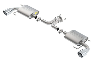 BORLA 11918 Exhaust Complete System (14-16 Mazda 3 2.0L/2.5L At/Mt Fwd 4+5 Dr 2In S-Type S Rd Rl Ac Sr 4In Rd X 7.0In)