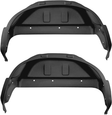 Husky Liners - Rear Wheel Well Guards | 2020-2023 Chevrolet Silverado 2500 HD and 3500 HD - Black, 2 Pc. | 79051