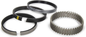 Piston Rings, 4.000 in Bore, File Fit, 1/16 x 1/16 x 3/16 in Thick, Low Tension, Plasma Moly, 8 Cylinder, Kit