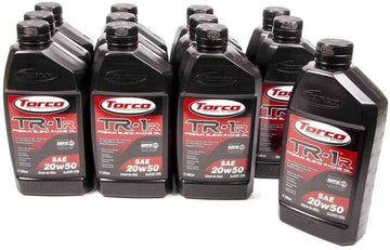 Torco A142050C TR-1 20w50 Racing Oil Bottle, 1-Liter, Case of 12