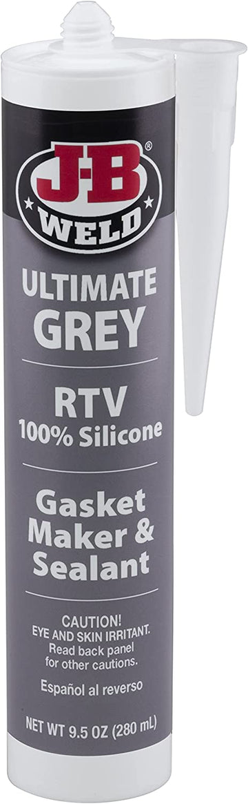 J-B Weld 32927 Ultimate Grey RTV Silicone Gasket Maker and Sealant - 9.5 oz
