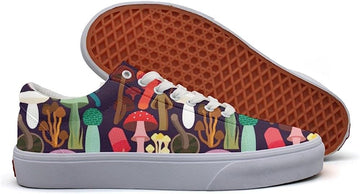 design Mushrooms canvas Casual low Sneaker Shoes for man 9